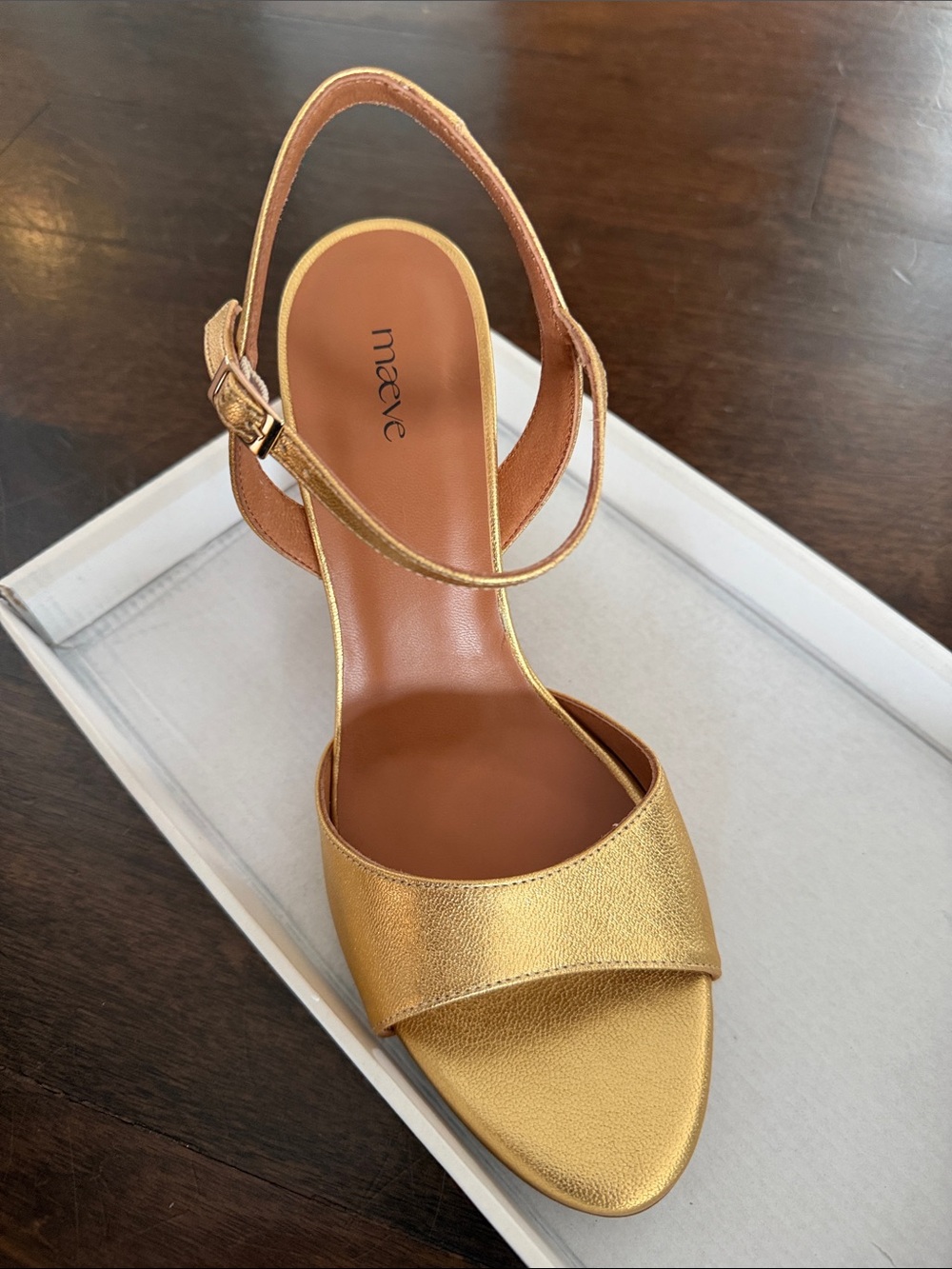 Maeve Ankle Strap Heeled Sandals